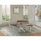 International Concepts 42 in. Dual Drop Leaf Dining Table with 2 Madrid LadderBack Chairs K41-42DP-C2-2 - alternate 3